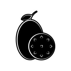 Maracuya icon. Element of dia de muertos for mobile concept and web apps icon. Glyph, flat icon for website design and development, app development