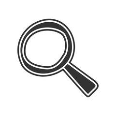 magnifier sketch icon. Element of Education for mobile concept and web apps icon. Glyph, flat icon for website design and development, app development