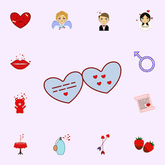 Heart, letter, write, valentine s day icon. Love icons universal set for web and mobile