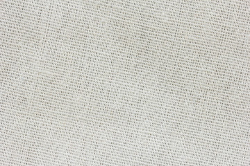 White textile texture for background with visible fibers