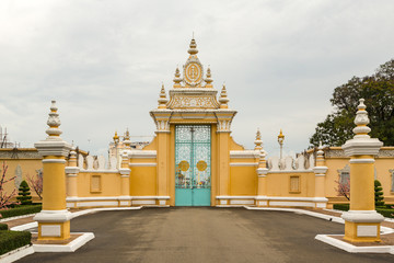 Inner Courtyard at the Royal Palace, Phnom Penh, Cambodia