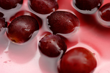 Close up of fresh cherry berries photographed in daylight conditions