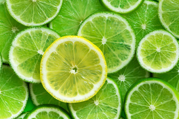 Citrus fruits slices texture background