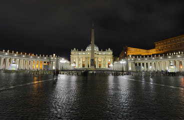 Fototapeta na wymiar View of Basilica di San Pietro