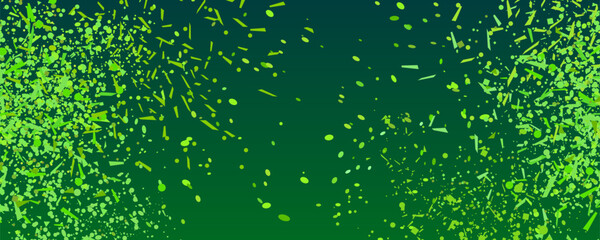 Colorful confetti on isolated background. Texture with many glitters. Holiday elements. Pattern for flyers, banners and textiles