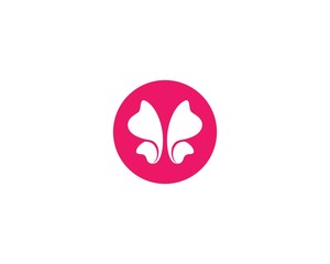 Butterfly logo vector icon