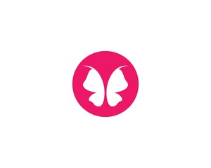 Butterfly logo vector icon