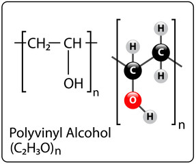 Polyvinyl Alcohol Molecule Structure