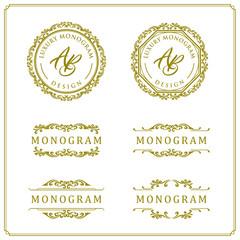 Luxury design set for wedding and decoration