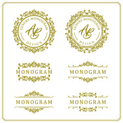 Luxury design set for wedding and decoration