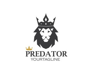 lion logo vector illustration