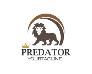 Fototapeta premium lion logo vector illustration