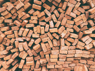 Pile of construction bricks