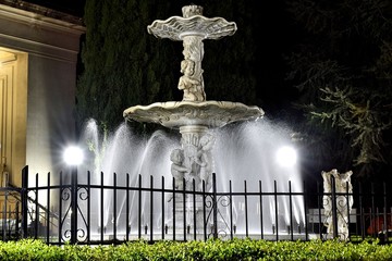 Fuente nocturna