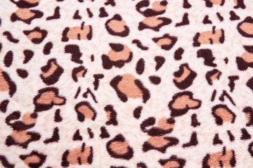 Leopard leather pattern texture closeup background realistic color textile