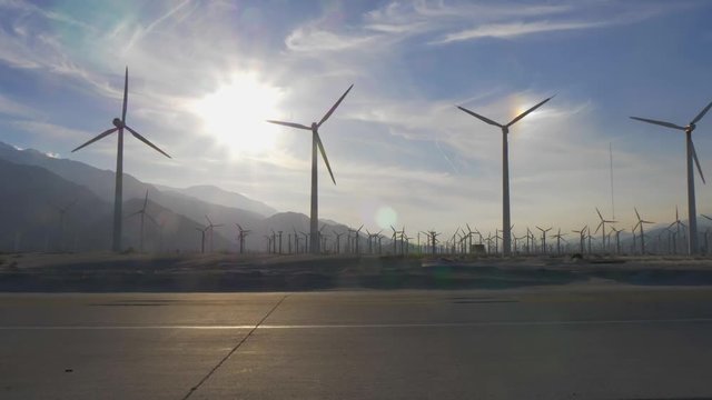 The windmills of Palm Springs in California - travel photography