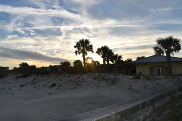 beach sunset