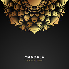 Premium Gold Mandala Background