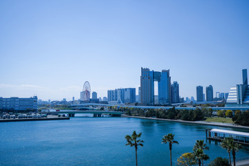 Fototapeta premium 都市風景(お台場)
