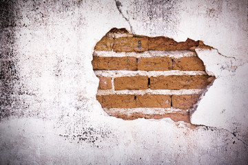 Brick,concrete weathered grunge wall background