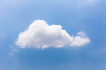 clouds in the blue sky