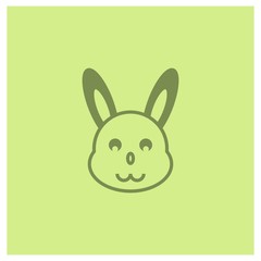 bunny icon vector. EPS 10