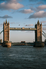 The Tower Bridge in London, England 