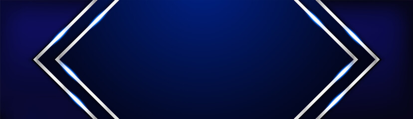 Abstract blue background in premium indian style. Template design for cover, business presentation, web banner, wedding invitation and luxury packaging. Vector illustration with golden border.