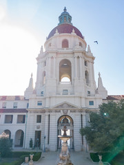 Fototapeta premium Afternoon view of The beautiful Pasadena City Hall at Los Angeles, California