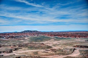 Blue Mesa within the Petrified Forest National Park