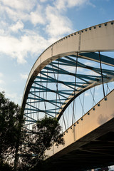 香貫大橋の美しいアーチ