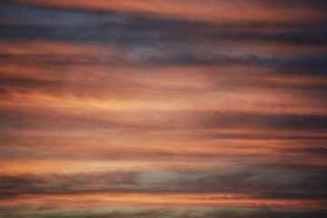 atardecer colores cielo