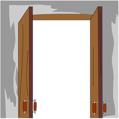 Open the door