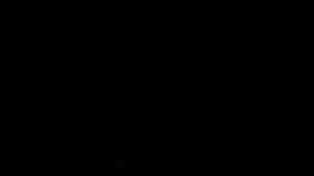 Shok wave in the cosmos - green