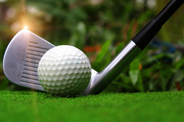 Golf that athletes are putting on the field to compete