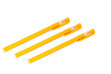 yellow pens