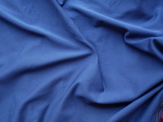 blue silk cloth background,sportswear shirt texture