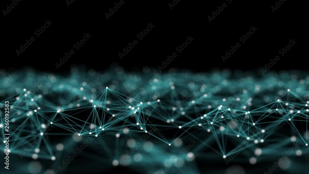 Poster network connection technology background