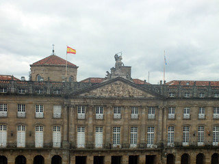 Fototapeta na wymiar Ayuntamiento de Santiago de Compostela