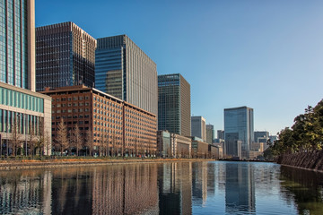 Fototapeta premium Tokyo city in daytime, Japan