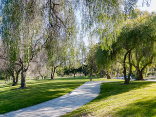 Beautiful nature landscape around Peter F. Schabarum Regional Park
