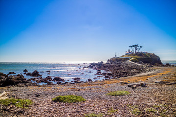 The Battery Point Lighthouse in Redwood National and State Parks, California