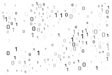 Binary data vector design element. Digital abstract background.