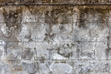 Old grunge, cracked and weathered cement texture of concrete wall for retro vintage style background and textures.