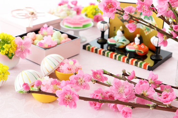桃の花　ひな祭り
