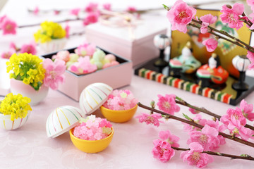 桃の花　ひな祭り