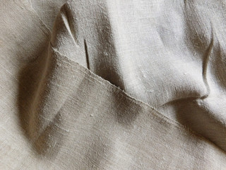 Linen textile background