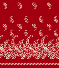 Paisley seamless pattern.