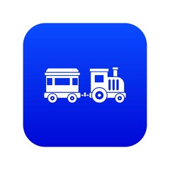 Toy trainin simple style isolated on white background vector illustration