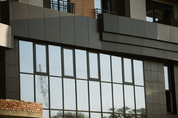 Obraz premium New high-rise high-rise building
